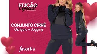 Novo Conjunto Cirrê | Canguru e Calça Jogging | Look Casual | Ed. 67 Catálogo Favorita