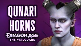 Dragon Age Veilguard: Qunari Character Creator - Hair, Horns & Vitaar