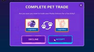 OMG  SHE GAVE ME A FOX KITTY ️ PK XD PET TRADE FUN MOMENT