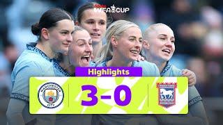 City March On To The Fifth Round | Manchester City 3-0 Ipswich Town | Adobe Women's FA Cup 2024-25