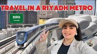 Riyadh Metro Project | First Experience in Riyadh Metro | Riyadh latest Videos | Saudia Arabia vlogs