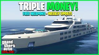 Wow Rockstar... TRIPLE MONEY, DISCOUNTS & FREE ITEMS | GTA Online Weekly Update