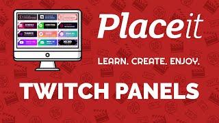 How To Make Twitch Panels Using Placeit