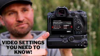 Canon R5 | The Video SETTINGS You NEED to Know!