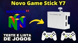 Testando Jogos do Nintendo 64 no Novo Game Stick Y7 e Mostrando Lista de Games