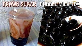 Brown Sugar Bubble Milk Tea Recipe l How to Make Brown Sugar Bubble Milk with Tapioca Pearl