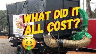 Cost of Billy Goat Debris Loader, PJ Dump Trailor & building a leaf box.