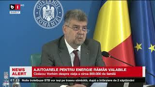 AJUTOARELE PENTRU ENERGIE RĂMÂN VALABILE_Știri B1TV_17 febr. 2024