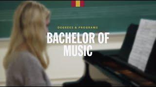 Degrees: Bachelor of Music