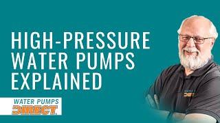 What Are High-Pressure Water Pumps Used For?