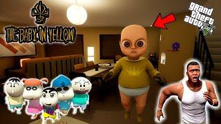 Franklin and Shinchan and his Friends Fight With Horror Baby Yellow For Save Avengers GTA V (Hindi)