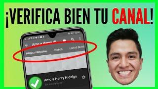  Cómo VERIFICAR mi CANAL de YOUTUBE desde CELULAR  - Activar cuenta en android o iPhone 2021