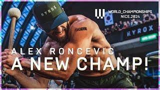 A NEW HYROX WORLD CHAMP! Alexander Roncevic