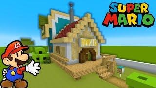 Minecraft Tutorial: How To Make Marios House "Paper Mario"