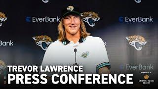 Trevor Lawrence Meets With Media After Signing Extension | Press Conference | Jacksonville Jaguars