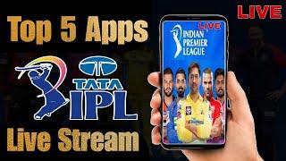 Top 5 Apps to live stream IPL 2025 || how to watch ipl live in mobile free || how to watch ipl live