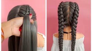 اسهل طريقة لعمل الضفيره الفرنسيه |The easiest way to create a French braid 