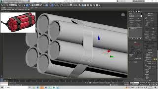 #艺术在抖音 【3DMAX炸药建模】模型基础讲解，场景模型建模思路