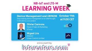 LWM2M and Device Management - NB-IoT and LTE-M Learning Week by iotcreators.com