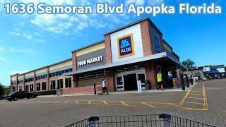 Shopping at ALDI in Apopka Florida on Semoran Blvd (SR-436) Store 1743