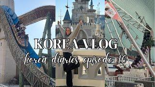 lotte world vlog a day with my friends in korea