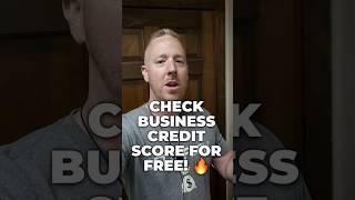 How to check your business credit score free