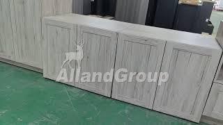 AllandCabinet Melamine Shaker Panel Kitchen Cabinet