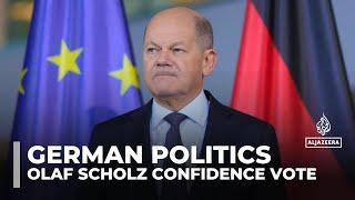 Germany's political future: Olaf Scholz to face confidence vote in parliament