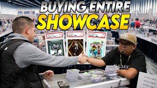 Buying a Dealers ENTIRE SHOWCASE At The Dallas Card Show 