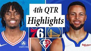 Golden State Warriors vs. Philadelphia 76ers Full Highlights 4th Quarter | NBA Season 2021-22