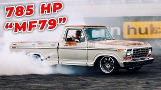 Putting Our 785 HORSEPOWER F100 "MF79" in the BURNOUT PIT