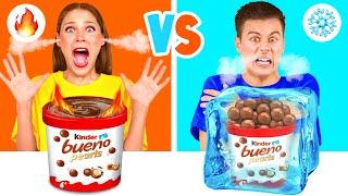 Hot vs Cold Food Challenge | Funny Moments by Fun Teen