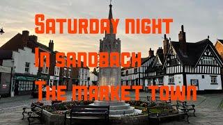 SANDBACH CHESHIRE A SMALL MARKET TOWN LETS GO WALK AROUND FILMED BY GLYNN 28.8.21