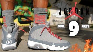 13 YEARS LATER! 2025 JORDAN 9 COOL GREY DETAILED REVIEW & ON FEET W LACE SWAPS!!