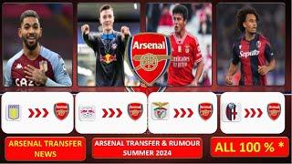 See ALL ARSENAL Confirmed Latest TRANSFER News & Rumors |Transfer Targets 2024 by Mikel Arteta