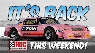 IROC racing is SORT OF back this weekend | MARK MARTIN returns | IROC Racing Series history