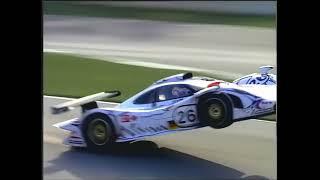 Porsche 911 GT1 flip at Road Atlanta, 1998. 60FPS HD.