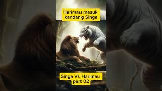 "Pertarungan Epik! Harimau putih Vs Singa: Siapa yang menang?"