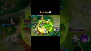 Terizla gameplay in Exp line #mobilelegends #shorts