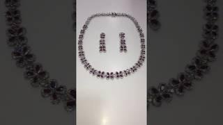 Designer Natural Diamond Studded with Ruby Gemstone 18k Gold #Sheetal Diamonds