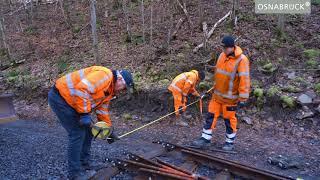 Neue Schienen für die Feldbahn