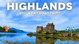Incredible 4 Day Scotland Road Trip Adventure: Exploring the Highlands, Castles, and Battlefields