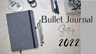 2022 Bullet Journal Setup // Minimal Bullet Journal // Plan with me