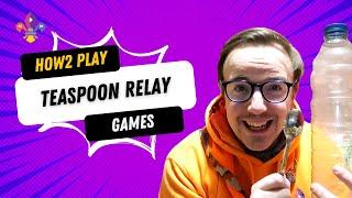 HOW2 PLAY Tea Spoon Relay (Team Building) | SCOUTADELIC