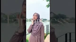 DRESS DAN SCARF INI CANTIK BANGEEET KAMU WAJIB PUNYA BESTIE || WA +6285132050366