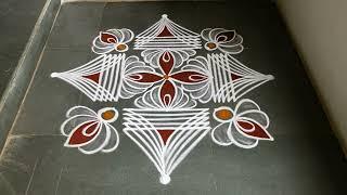 Easy 3*3 padikolam designs| Simple muggulu designs| easy rangoli designs| Beginners kolam