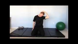 Neck Stretches: Dr. Rob Murray Newmarket Chiropractor Chiropractic