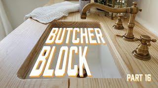 DIY Butcher Block Countertop