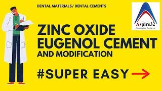 ZINC OXIDE EUGENOL CEMENT | DENTAL CEMENTS | SUPER EASY