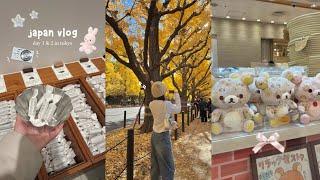 tokyo vlog  | gingko trees, ginza, christmas illumination, lots of shopping, yummy food